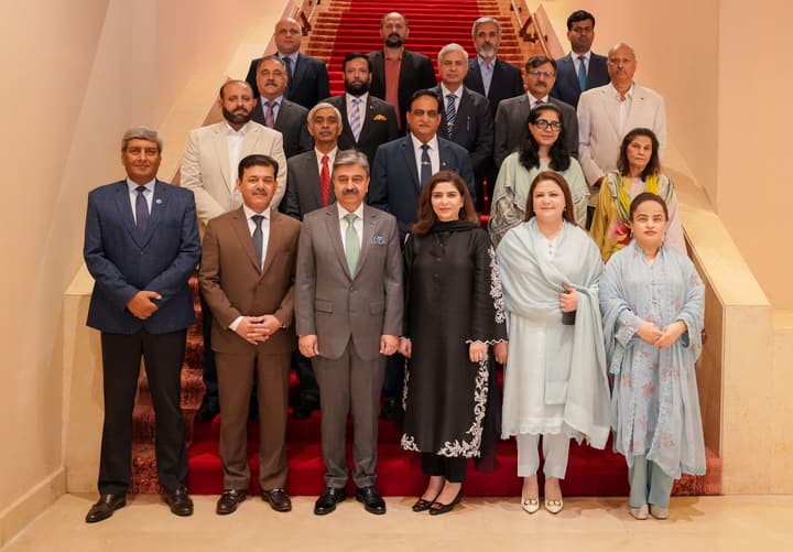 Participants of GPSF's inaugural Defense Day Dialogue at the Islamabad Serena Hotel